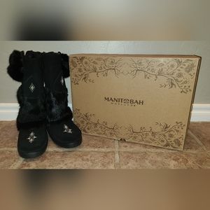 Manitobah Snowy Owl Suede Mukluk Boots